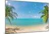 Panoramic Tropical Beach with Coconut Palm-Hydromet-Mounted Photographic Print