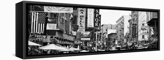 Panoramic Urban Landscape - Little Italy - Manhattan - New York City - United States-Philippe Hugonnard-Framed Stretched Canvas