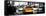 Panoramic Urban View - Yellow Cab on 7th Avenue at Times Square by Night-Philippe Hugonnard-Framed Stretched Canvas