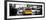 Panoramic Urban View - Yellow Cab on 7th Avenue at Times Square by Night-Philippe Hugonnard-Framed Photographic Print