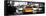 Panoramic Urban View - Yellow Cab on 7th Avenue at Times Square by Night-Philippe Hugonnard-Framed Stretched Canvas