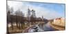 Panoramic vew of embankment and Kremlin in Pskov, Russia, Europe-Mykola Iegorov-Mounted Photographic Print