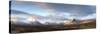 Panoramic View Across Rannoch Moor Towards Mountains of the Black Mount Range, Scotland-Lee Frost-Stretched Canvas