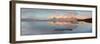 Panoramic View across the Calm Water of Jokulsarlon Glacial Lagoon Towards Snow-Capped Mountains-Lee Frost-Framed Photographic Print