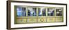 Panoramic View - Antique Glass in the Corridors of the Grand Central Terminal - Manhattan-Philippe Hugonnard-Framed Photographic Print