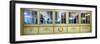 Panoramic View - Antique Glass in the Corridors of the Grand Central Terminal - Manhattan-Philippe Hugonnard-Framed Photographic Print