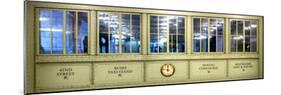 Panoramic View - Antique Glass in the Corridors of the Grand Central Terminal - Manhattan-Philippe Hugonnard-Mounted Photographic Print