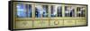 Panoramic View - Antique Glass in the Corridors of the Grand Central Terminal - Manhattan-Philippe Hugonnard-Framed Stretched Canvas