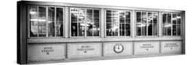 Panoramic View - Antique Glass in the Corridors of the Grand Central Terminal-Philippe Hugonnard-Stretched Canvas