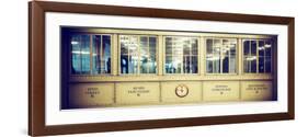 Panoramic View - Antique Glass in the Corridors of the Grand Central Terminal-Philippe Hugonnard-Framed Photographic Print