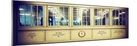 Panoramic View - Antique Glass in the Corridors of the Grand Central Terminal-Philippe Hugonnard-Mounted Photographic Print