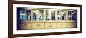 Panoramic View - Antique Glass in the Corridors of the Grand Central Terminal-Philippe Hugonnard-Framed Photographic Print