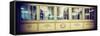 Panoramic View - Antique Glass in the Corridors of the Grand Central Terminal-Philippe Hugonnard-Framed Stretched Canvas