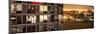 Panoramic View - Architecture and Building in Downtown Manhattan by Night-Philippe Hugonnard-Mounted Photographic Print