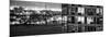 Panoramic View - Architecture and Building in Downtown Manhattan by Night-Philippe Hugonnard-Mounted Photographic Print