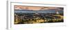 Panoramic View at Dusk, Turin, Piedmont, Italy-Stefano Politi Markovina-Framed Premium Photographic Print