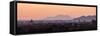 Panoramic View at Sunrise of Temples-Stephen Studd-Framed Stretched Canvas