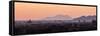 Panoramic View at Sunrise of Temples-Stephen Studd-Framed Stretched Canvas
