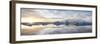 Panoramic View at Sunset During Winter over Jokulsarlon-Lee Frost-Framed Premium Photographic Print