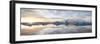 Panoramic View at Sunset During Winter over Jokulsarlon-Lee Frost-Framed Premium Photographic Print