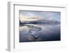 Panoramic View at Sunset During Winter over Jokulsarlon-Lee Frost-Framed Photographic Print