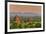 Panoramic View at Sunset over the Ancient Temples and Pagodas, Bagan, Myanmar or Burma-Stefano Politi Markovina-Framed Photographic Print