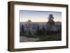 Panoramic View at the Half Dome and Environment, Yosemite National Park the USA, California-Marco Isler-Framed Photographic Print