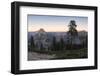 Panoramic View at the Half Dome and Environment, Yosemite National Park the USA, California-Marco Isler-Framed Photographic Print