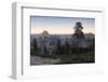 Panoramic View at the Half Dome and Environment, Yosemite National Park the USA, California-Marco Isler-Framed Photographic Print