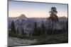 Panoramic View at the Half Dome and Environment, Yosemite National Park the USA, California-Marco Isler-Mounted Photographic Print