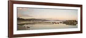 Panoramic View Back to the Harbour at Lyme Regis Taken from the Cobb-John Woodworth-Framed Photographic Print