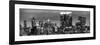 Panoramic View - Cityscape Manhattan by Night-Philippe Hugonnard-Framed Photographic Print