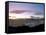 Panoramic View from Mount Victoria at Sunset, of Wellington, North Island, New Zealand-Don Smith-Framed Stretched Canvas