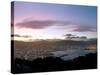 Panoramic View from Mount Victoria at Sunset, of Wellington, North Island, New Zealand-Don Smith-Stretched Canvas