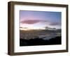 Panoramic View from Mount Victoria at Sunset, of Wellington, North Island, New Zealand-Don Smith-Framed Photographic Print