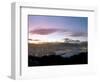 Panoramic View from Mount Victoria at Sunset, of Wellington, North Island, New Zealand-Don Smith-Framed Photographic Print