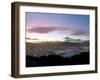 Panoramic View from Mount Victoria at Sunset, of Wellington, North Island, New Zealand-Don Smith-Framed Photographic Print