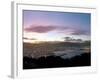 Panoramic View from Mount Victoria at Sunset, of Wellington, North Island, New Zealand-Don Smith-Framed Photographic Print