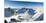 Panoramic view from summit of Hintere Jamspitze. Switzerland, Europe.-ClickAlps-Mounted Photographic Print