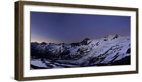 Panoramic View from the 'Neuen Prager HŸtte' (Alpine Hut) at Dawn, Venedigergruppe-Stefan Sassenrath-Framed Photographic Print