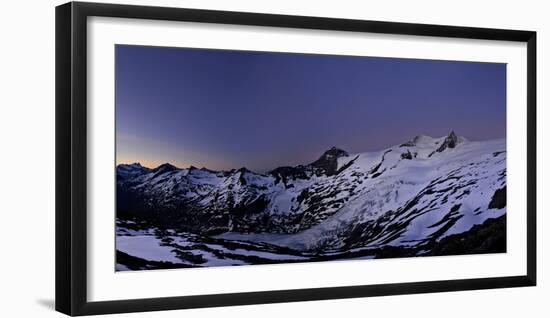 Panoramic View from the 'Neuen Prager HŸtte' (Alpine Hut) at Dawn, Venedigergruppe-Stefan Sassenrath-Framed Photographic Print