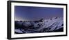 Panoramic View from the 'Neuen Prager HŸtte' (Alpine Hut) at Dawn, Venedigergruppe-Stefan Sassenrath-Framed Photographic Print