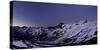 Panoramic View from the 'Neuen Prager HŸtte' (Alpine Hut) at Dawn, Venedigergruppe-Stefan Sassenrath-Stretched Canvas