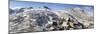 Panoramic View from the Stelvio Pass, with a Little of Snow-ClickAlps-Mounted Photographic Print