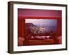 Panoramic View from the Vistaero Hotel Perched on the Edge of a Cliff Above Monte Carlo, Monaco-Ralph Crane-Framed Premium Photographic Print