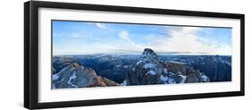 Panoramic View from the Watzmanngipfel to Steinernes Meer-Stefan Sassenrath-Framed Photographic Print