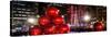 Panoramic View - Giant Christmas Ornaments on Sixth Avenue across from Radio City Music Hall-Philippe Hugonnard-Stretched Canvas