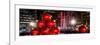 Panoramic View - Giant Christmas Ornaments on Sixth Avenue across from Radio City Music Hall-Philippe Hugonnard-Framed Photographic Print