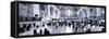 Panoramic View - Grand Central Terminal at 42nd Street and Park Avenue in Midtown Manhattan-Philippe Hugonnard-Framed Stretched Canvas