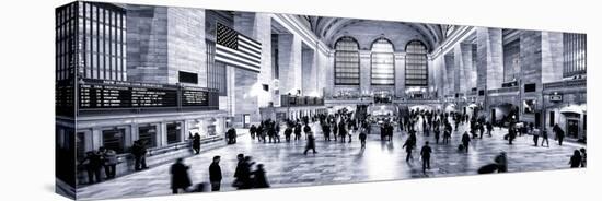 Panoramic View - Grand Central Terminal at 42nd Street and Park Avenue in Midtown Manhattan-Philippe Hugonnard-Stretched Canvas